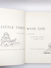 Load image into Gallery viewer, Little Visits With God 1960s Vintage Child Kids Prayer Book Christian Devotions
