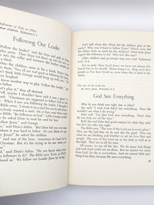 Little Visits With God 1960s Vintage Child Kids Prayer Book Christian Devotions