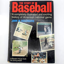 Load image into Gallery viewer, The Story Of Baseball Old Photo Illustrated Sports History John M Rosenburg 1962
