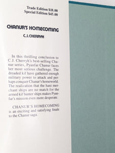 Chanur's Homecoming By CJ C. J. Cherryh SIGNED Limited 1st Edition Phantasia PR