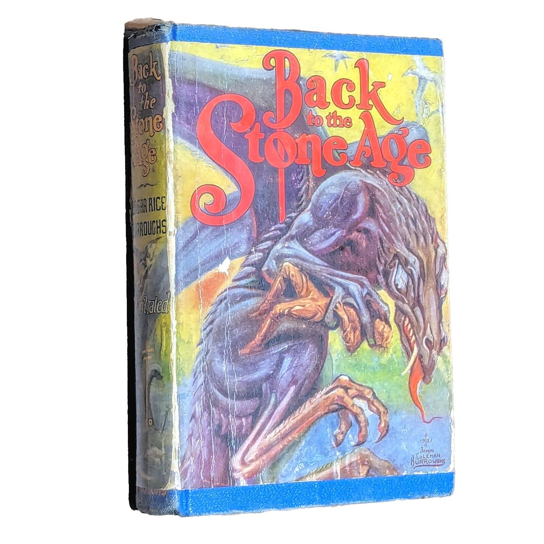Back To The Stone Age Edgar Rice Burroughs 1937 First 1st Edition Hardcover Book