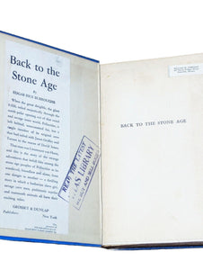 Back To The Stone Age Edgar Rice Burroughs 1937 First 1st Edition Hardcover Book