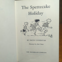 Load image into Gallery viewer, The Spettecake Holiday Edith Unnerstad 1958 Hardcover Vintage Kids Novel Book
