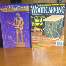 Load image into Gallery viewer, Chip Chats National Wood Carver Carving Association 10 Magazine Lot Pattern Book
