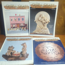 Load image into Gallery viewer, Chip Chats National Wood Carver Carving Association 10 Magazine Lot Pattern Book
