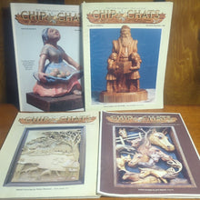 Load image into Gallery viewer, Chip Chats National Wood Carver Carving Association 10 Magazine Lot Pattern Book

