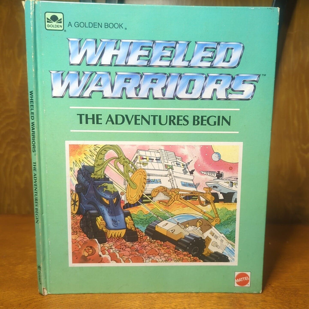 Vintage Jayce And The Wheel Warriors Adventures Begin Mattel Golden Book 1985