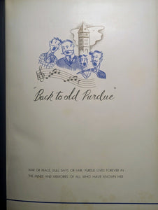 Vintage Debris Purdue University College Yearbook 1945 1946 1947 1949 Indiana