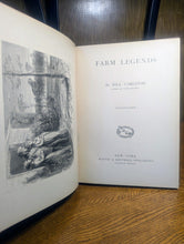 Load image into Gallery viewer, Farm Legends Will Carleton Old Antique Illustrated Victorian Poetry Book 1875
