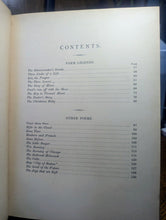 Load image into Gallery viewer, Farm Legends Will Carleton Old Antique Illustrated Victorian Poetry Book 1875
