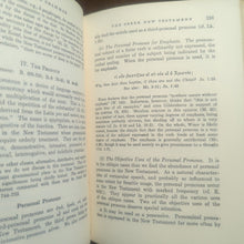 Load image into Gallery viewer, Vintage A Manual Grammar Of The Greek New Testament Bible Study Book Dana Mantey
