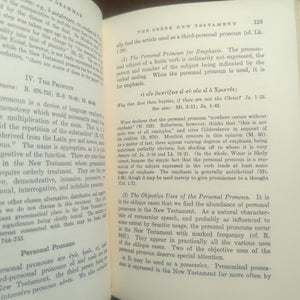 Vintage A Manual Grammar Of The Greek New Testament Bible Study Book Dana Mantey