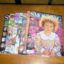 Load image into Gallery viewer, Australian Smocking Embroidery Magazine Patterns Lot Issue 39 41 42 43 44 45 46
