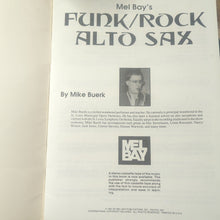 Load image into Gallery viewer, Mel Bay Funk Rock Alto Sax Saxophone Music Instrument Instruction Song Book
