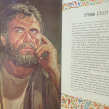 Load image into Gallery viewer, Jesus And The Twelve 12 Apostles Vintage Christian Art Book Goodwill Publishers
