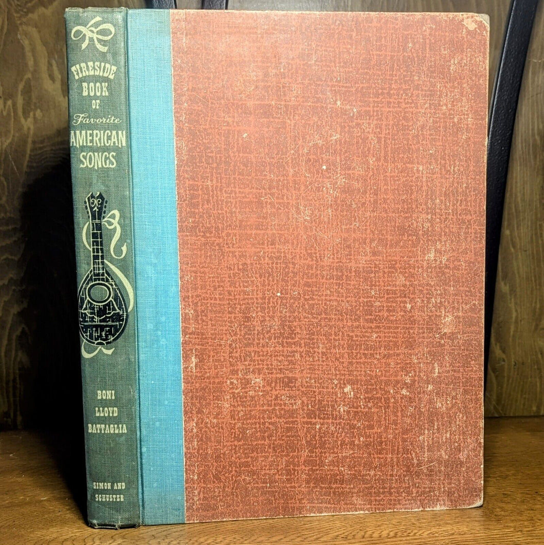 Fireside Book Of Favorite American Ballads Folk Songs Book Sheet Music Americana