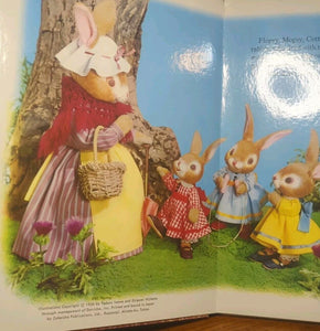Vintage PETER RABBIT Kids Puppet Storybook Beatrix Potter Izawa Hijikata 1968
