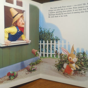 Vintage PETER RABBIT Kids Puppet Storybook Beatrix Potter Izawa Hijikata 1968