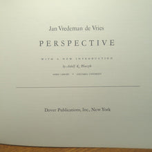 Load image into Gallery viewer, Perspective Drawing Reference Jan Vredeman de Vries Vintage Dover Art Book 1968
