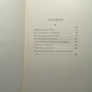 American Thumbprints Thumb-Prints Kate Stephens Essays Antique Book 1st Edition