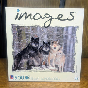 Sure Lox lmages Canadian Timber Wolves Wolf Jigsaw Puzzle 500 Piece PC Sealed