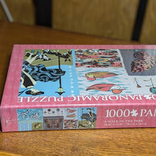 Load image into Gallery viewer, Sarah Watts Walk In The Park Panoramic 1000 Piece PC Dog Nature Jigsaw Puzzle
