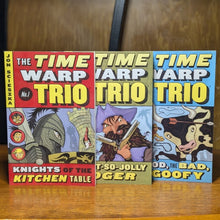 Load image into Gallery viewer, The Time Warp Trio Series Lot Set Book 1 2 3 Jon Scieszka Knights Kitchen Table

