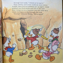 Load image into Gallery viewer, Vintage Disney Ducktales Duck Tales The Great Lost Treasure Hunt Golden Book
