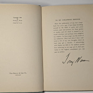 Tony Wons Tony's Scrapbook Scrap Book Vintage Radio Host Show 1944 1945 Edition