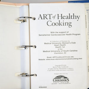 Art Of Healthy Cooking Medical University South Carolina MUSC RARE Cookbook