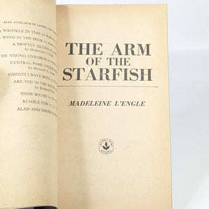 The Arm Of The Starfish Madeleine L'Engle First Edition Dell Vintage Paperback