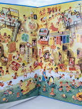 Load image into Gallery viewer, By The Busy Sea RARE Vintage Big Golden Press Childrens Look And See Book 1973
