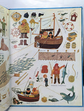 Load image into Gallery viewer, By The Busy Sea RARE Vintage Big Golden Press Childrens Look And See Book 1973
