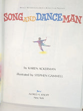 Load image into Gallery viewer, Song And Dance Man Karen Ackerman Stephen Gammell Art Vintage Weekly Reader Book
