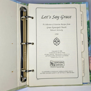Let's Say Grace Episcopal Church Cookbook Recipes Paducah Kentucky KY Cook Book
