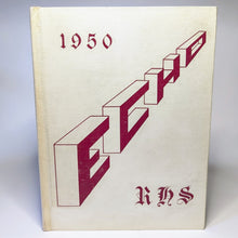 Load image into Gallery viewer, The Echo Vintage Roachdale Indiana IN High School RHS Yearbook 1950 Old Photos
