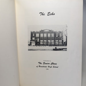 The Echo Vintage Roachdale Indiana IN High School RHS Yearbook 1950 Old Photos