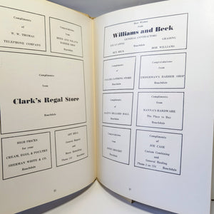 The Echo Vintage Roachdale Indiana IN High School RHS Yearbook 1950 Old Photos
