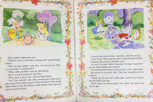 Alice's Tea Party Vintage Disney Alice in Wonderland Picture Book 1st Edition