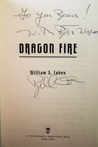 Dragon Fire by Bill William S Cohen US Secretary of Defense Signed Autographed