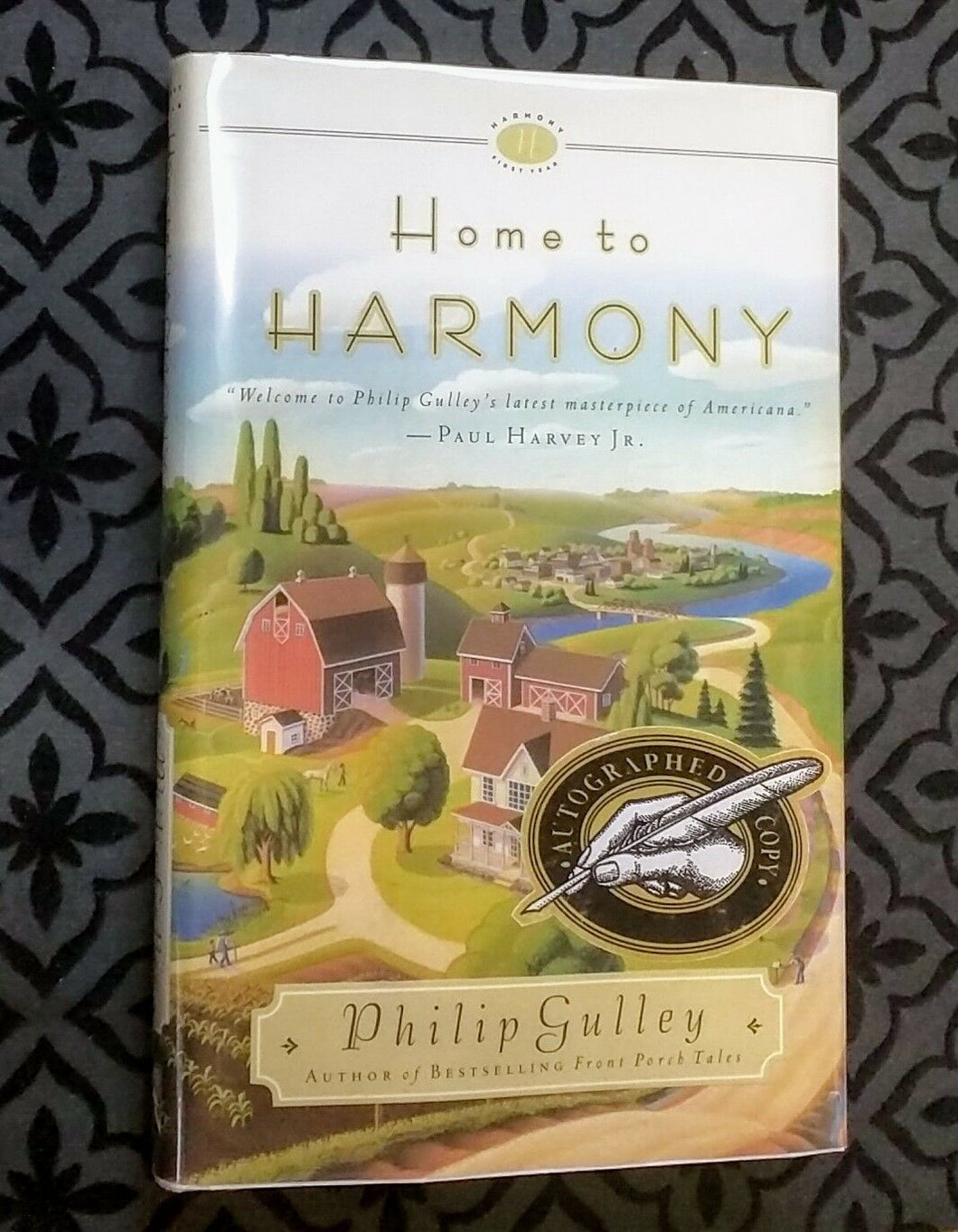 Home to Harmony Series by Philip Gulley SIGNED Book First 1st Edition Hardcover