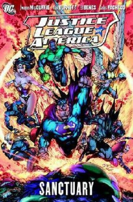 Justice League of America Volume Vol. 4 Sanctuary Graphic Novel Comic Hardcover
