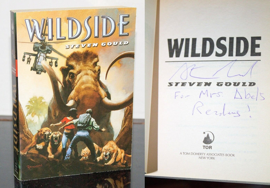 Wildside by Steven Gould SIGNED Book Autograph First Thus Edition 1st Paperback