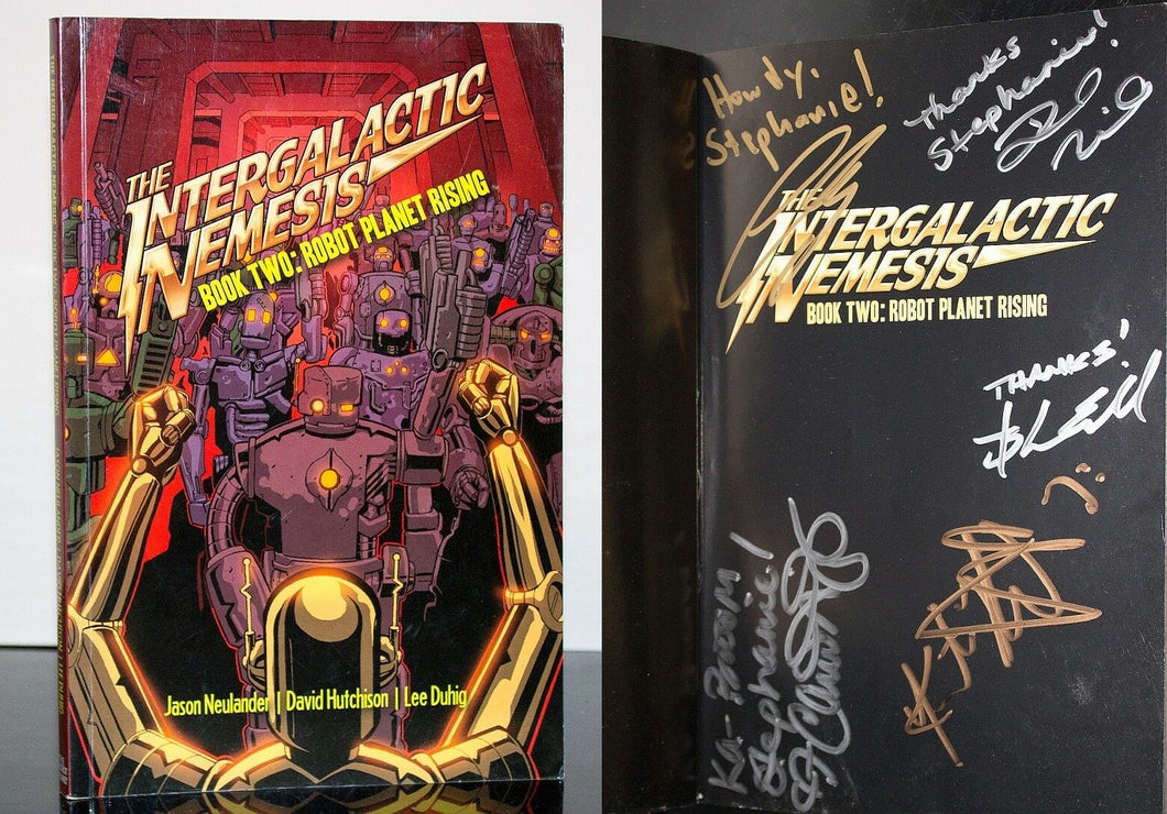 Robot Planet Rising The Intergalactic Nemesis Neulander Comic Book 2 SIGNED