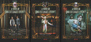 A Series of Unfortunate Events Series Bk 7 8 9 Set Lot Hardcover Lemony Snicket