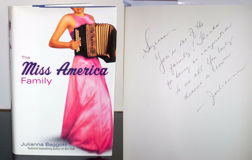 The Miss America Family by Julianna Baggott SIGNED Book Autograph First Edition
