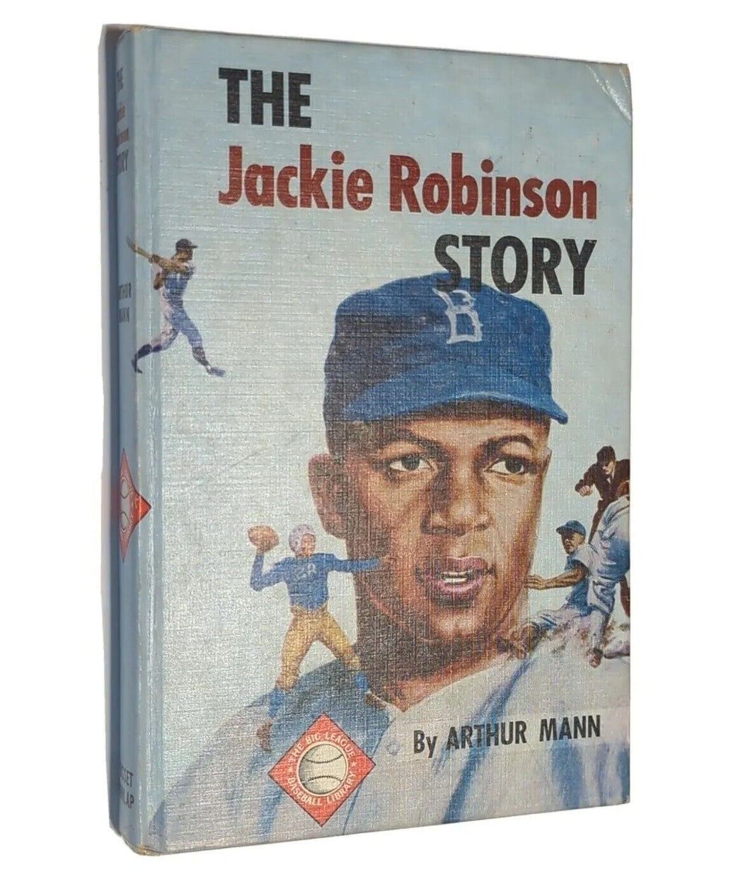 The Jackie Robinson Story Vintage Children Biography Big League Baseball Library