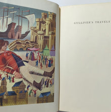 Load image into Gallery viewer, Gulivers Travels By Jonathan Swift Vintage Childrens Book Junior Deluxe Editions
