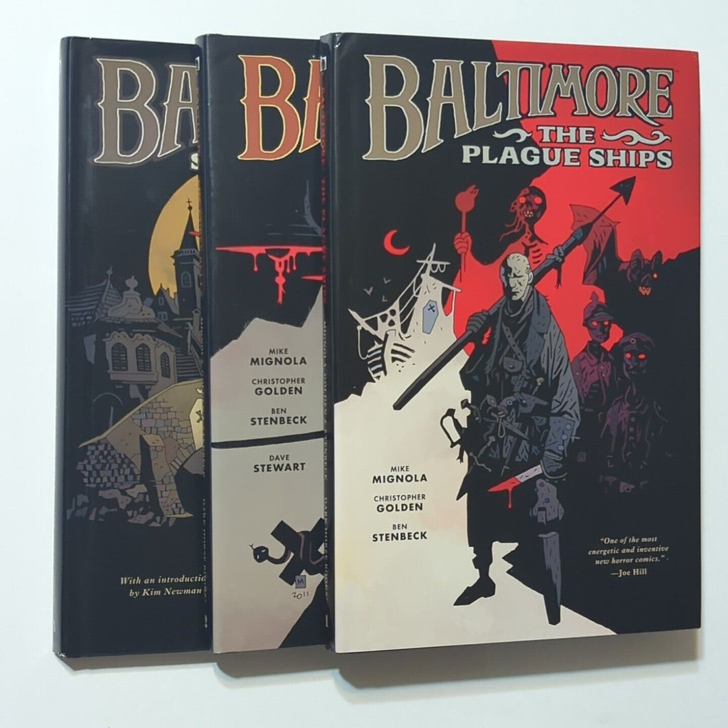 BALTIMORE Plague Ships Comic Graphic Novel Hardcover Vol 1 2 3 Lot 1st Edition