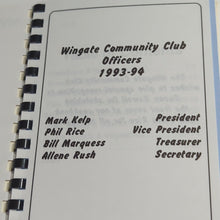 Load image into Gallery viewer, Wingate Indiana Community Pleasant Hill United Church Of Christ Vintage Cookbook
